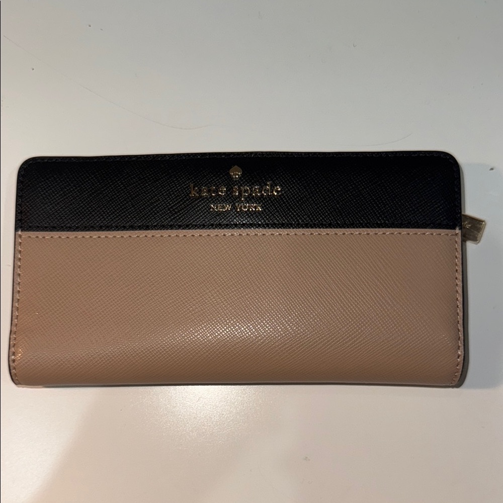 Kate Spade Black and Brown Wallet